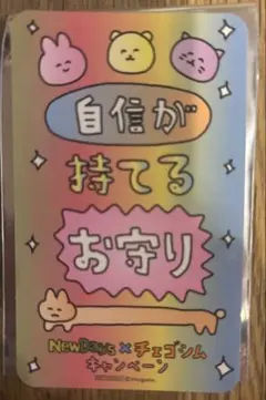 チェゴシム NewDays 自身が持てる　お守りステッカー