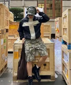 Lサイズ　リアルツリー　ジョーツ　カモフラージュパンツ　ルーズフィット