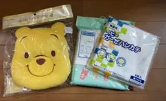 My First Disney プーさん　ベビーガーゼハンカチ