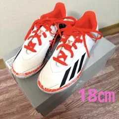 【美品】アディダス　サッカー　フットサル　インドアシューズ　18㎝