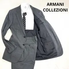 725 ARMANI アルマーニコレツォーニ セットアップスーツ グレー 46