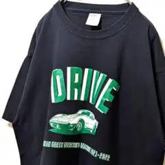 ポート&カンパニードライブミーングリーンマーチングマシン Tシャツ黒L古着