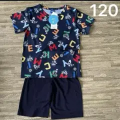 ディズニー アルファベットプリント パジャマ 120