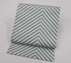 新品未仕立 博多帯 博多織 老舗織屋 八寸名古屋帯 ピアノ柄 黒×赤 仕立代込