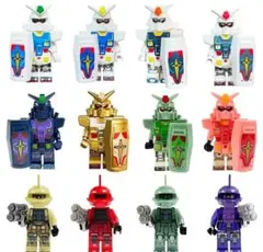 レゴ互換 ガンダム・ザク ミニフィギュア12体セット
