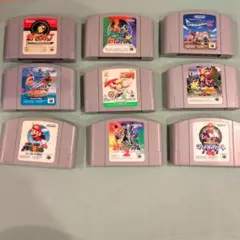 【動作確認済み】N64 ゲームソフトセット 9本