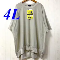 【新品】　おかだゆり　Sweet Fleur ベージュ系　トップス　4L