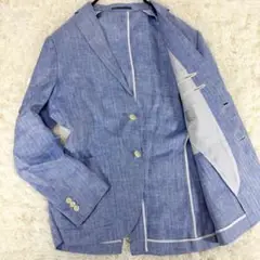 【極美品】パッゾ PAZZO テーラードジャケット シェルボタン リネン100%