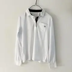 【美品】ARNOLD PALMER ホワイトポロシャツ 長袖 Ｍ