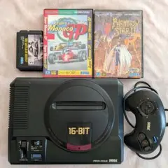セガ メガドライブ 16-BIT 本体　カートリッジ3点　コントローラー