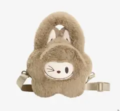 THE MONSTERSぬいぐるみフラワーバッグ ブルー　ラブブバッグ