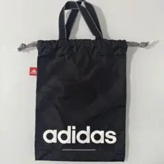 週末値下げ中 adidas 上履き入れ 黒 洗えて便利！