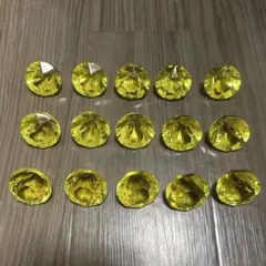 クリスタルアイス ダイアモンド型 大 黄色