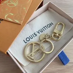 【美品】ルイヴィトン バッグチャーム LVサークル
