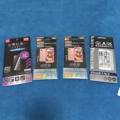 iPhone8/7/6s/6/13ELECOM スクリーンプロテクター 4セット