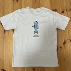 グラニフ　City Sakana Tシャツ Mサイズ グレーホワイト