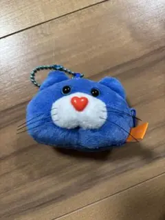 mojojojo フェイスマスコットポーチ　青