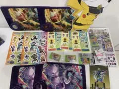 ポケモンフレンダ　うちわ　ルカリオ　ミューツー　　シール　ステッカー