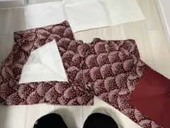 小紋 絞(紅)