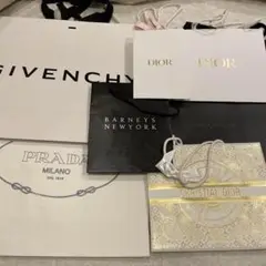 PRADA DIOR GIVENCHY サンローランショッピングバッグセット