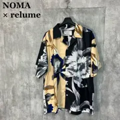 NOMA × relume 50s オープンカラーシャツ L
