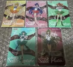 明治　meiji セーラームーン　クリアカード　未開封　5枚セット