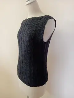 wallis　ウォリス　トップス　ノースリーブ　14号 黒
