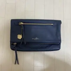 SMIR NASLI クラッチバッグ ネイビー