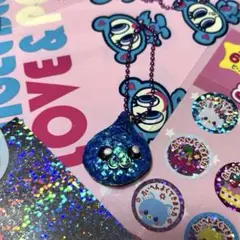 しずくちゃんキーホルダー♡平成女児☆*:.。. o(≧▽.。.:*☆ハンドメイド