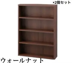 本棚　2点セット　薄型　マガジンラック　カラーボックス　コミックラック