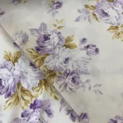 花柄 綿のような生地　1m