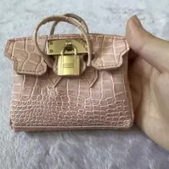 ピンク クロコダイル風 コインケース・小物入れ