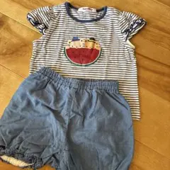 familiar Tシャツとショートパンツセット 80