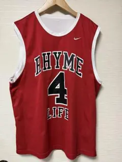 RHYME 4 LIFE タンクトップ L NIKEFIT 韻踏合組合　レッド