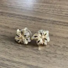 ☆Dior ディオール アクセサリー ピアス ラインストーン フラワー 人気