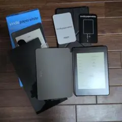 kindle paperwhite 10世代 8GB 広告あり 防水 カバー2種