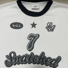 《美品》メッシュTシャツ速乾　ホワイト８(eight)エイト