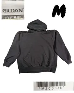 GILDAN ギルダン　パーカー　ヘビーブレンド　シンプルパーカー　黒フーディー