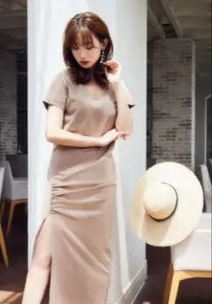 Her lip to Relaxed T-Shirt Long Dress