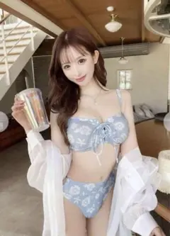 【ちゃん様】シェリミー　フラワービキニ水着　伊藤桃々