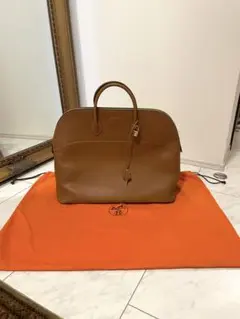 HERMESエルメス⭐️ボリード45ブラウン✖️G金具❤️大型新品未使用巾着袋付