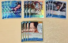 【美品】ワンピースカード 白ひげ海賊団　マルコ.親父.ビスタ.エース SR.R