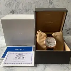 美品 SEIKO セイコー プレザージュ 4R39-00X0ピンクゴールド