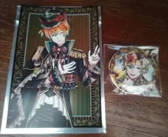 悪魔執事と黒い猫　テディ　缶バッジとメタルポストカード