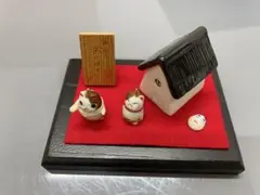 猫舎　春福ひな　季節のお飾り　猫 猫舎春福ひな季節のお飾り猫