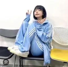 SNIDEL adidas トラックパンツ