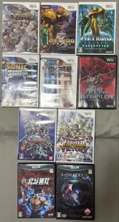 Wii、Wiiuソフト10本まとめ売り