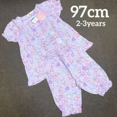 【新品未使用】マザウェイズ 夏物 半袖 パジャマ くま 女の子 保育園 幼稚園