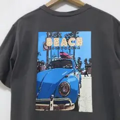 BEACH CALIFORNIA Tシャツ グレー　L 夏　ビーチ　サーフ