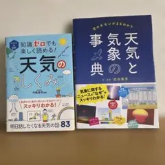 【古本】夏休み自由研究におすすめ　天気の本2冊セット